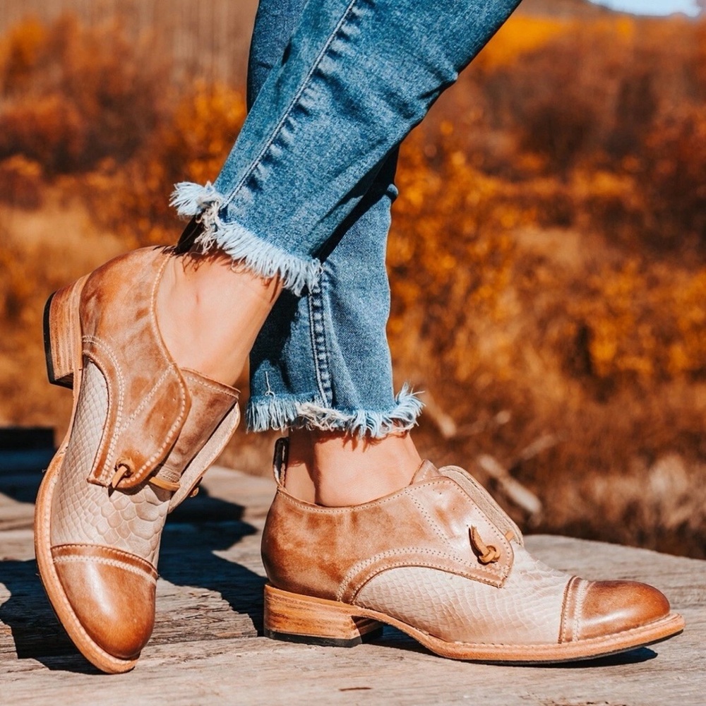 Freebird by Steven Tan Leather Oxford Loafers